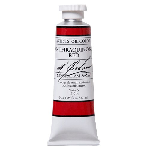 M. Graham & Co., Artists', Oil Paint, 1.25oz, Anthraquinone Red